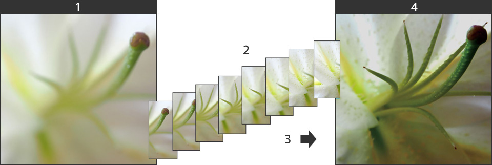 4 фото схемы. Брекетинг автофокуса. Брекетинг по фокусировке. Фокус стекинг пейзаж. Склейка с разной фокусировкой.